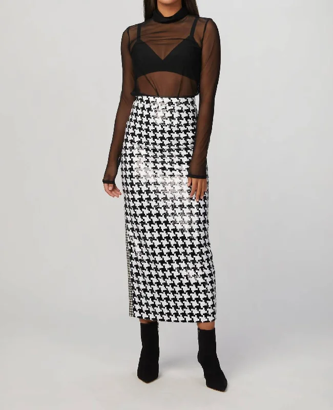 Anika Skirt In Black/white