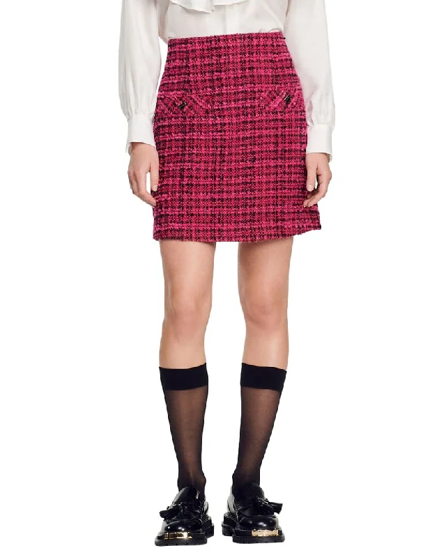 Sandro Woven Skirt