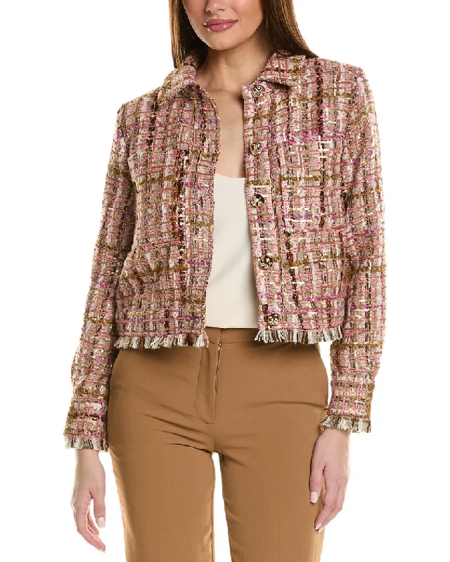 Adrienne Landau Tweed Crop Jacket