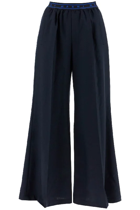 Marni Women's Tropical Wool Palazzo Pants For