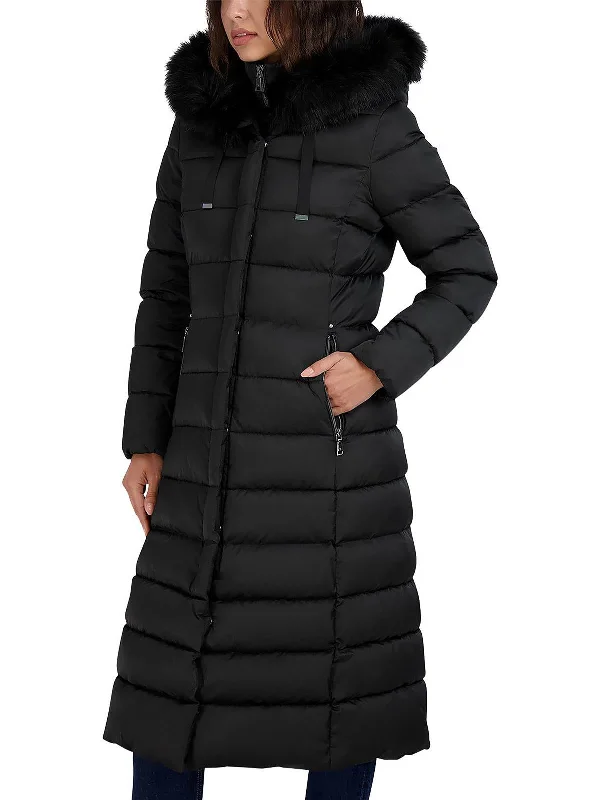 Womens Quilted Cold Weather Parka Coat