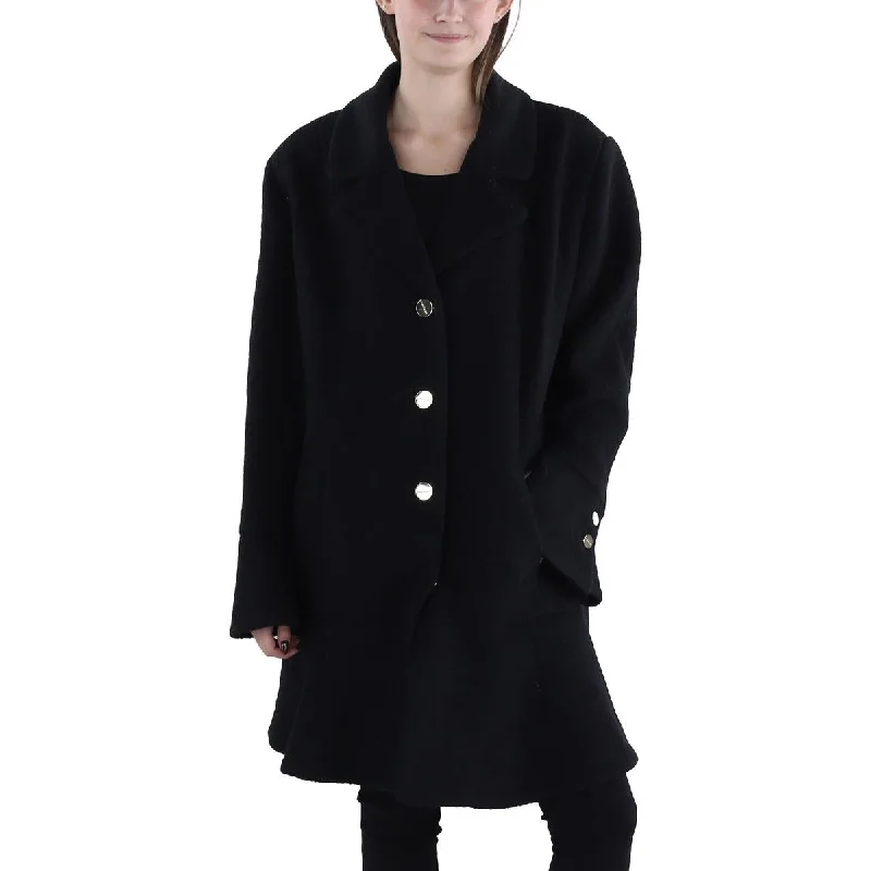 Womens Wool Blend Long Wool Coat