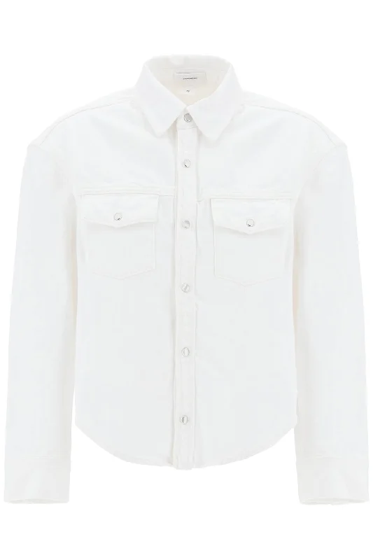 Wardrobe.Nyc Women's Boxy blue Overshirt